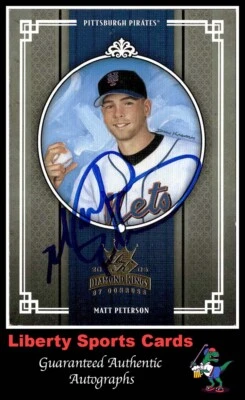 2005 Donruss Matt Peterson #260 Authentic Autographed Card New York Mets - Image 1 of 2