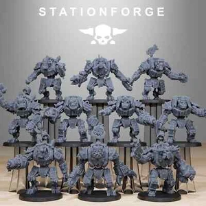 Orkaz Bots Infantry Miniatures - Station Forge Wargaming Figuren - Bild 1 von 6