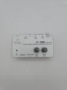 Behringer MA400 MICROMON Miniature Monitor Headphone Amplifier, Microphone input - Picture 1 of 4