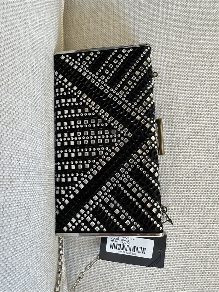 Badgley Mischka Evening Clutch Handbag. With Tag.