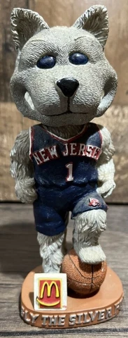 Sly the Silver Fox New Jersey Nets Mascot 2001-2002 Bobblehead Cover