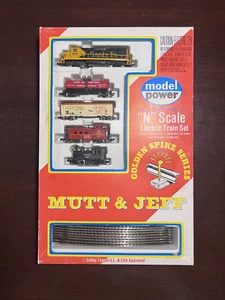 MODEL POWER: "N" Scale Electric Train Set: Golden Spike Series Mutt & Jeff #1183 - Picture 1 of 22