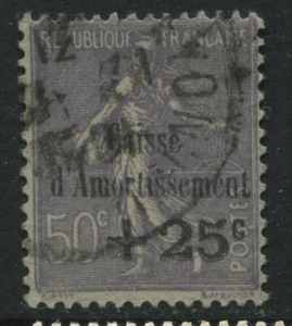 France 1927 overprinted Semi-postal 50 + 25 centimes used - Picture 1 of 1