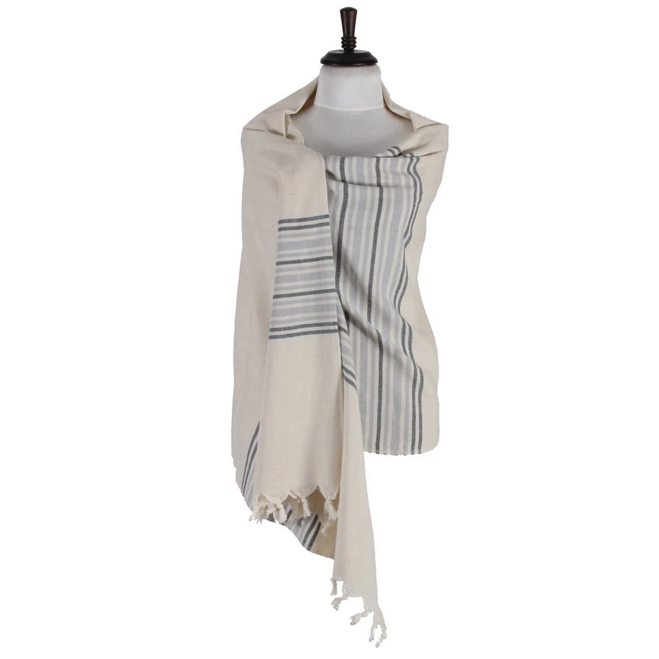 Peshtemal ручной работы натуральное полотенце пляж ванна парео шаль прикрытие шарф пончо - Изображение 1 из 4