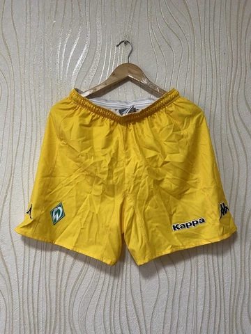 WERDER BREMEN GOALKEEPER FOOTBALL SOCCER SHORTS KAPPA sz M MEN YELLOW Kappa Cover
