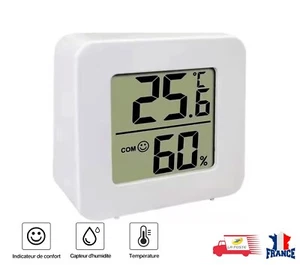 Thermomètre Hygromètre Intérieur Numérique Température Humidité Maison LCD - Imagen 1 de 9