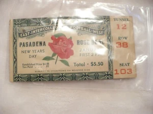 83A- VINTAGE ROSE BOWL 1947 FOOTBALL TICKET (SEAT 103) #5427 - Picture 1 of 12