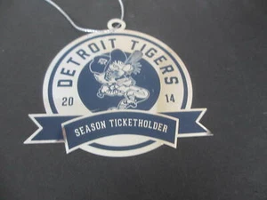 Detroit Tigers Season Ticket Holder Chrome Christmas Ornament 2013 - Picture 1 of 1