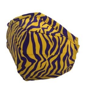Maschera protettiva Girlie Girl Preppy viola giallo tigre - Foto 1 di 2