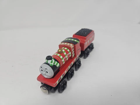 Thomas & Friends Wooden Railway James with Team Colors Train Tank Engine GUC Cover