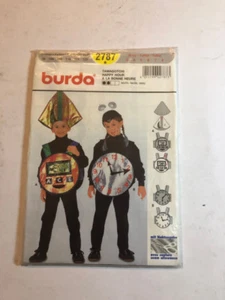 Cartamodello Tamagotchi e Sveglia Burda bambina  costume Carnevale 2787 vintage - Picture 1 of 2