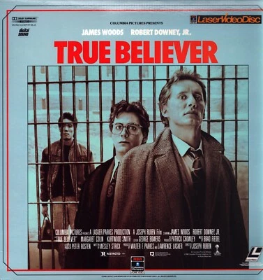 True Believer (1989) 35012 Laserdisc James Woods Robert Downey Jr - Image 1 of 2