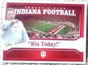 INDIANA UNIVERSITY HOOSIERS 2011 FOOTBALL POCKET SCHEDULE - MINT! - Picture 1 of 1