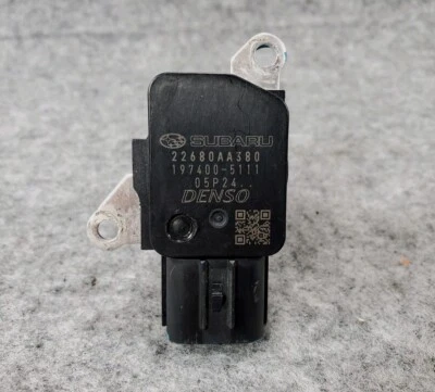 Medidor de flujo de aire másico Subaru Impreza WRX STi Forester MAF 2008-2020 22680AA380 OEM Foto 1 de 4