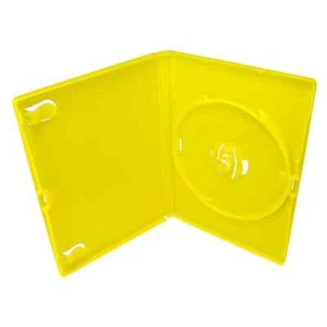 100x Single Colour DVD/CD cases 14mm--- Yellow - Afbeelding 1 van 1