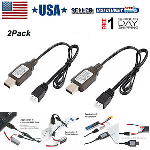 7.4V Li-ion Battery Deans T Plug USB Battery Charger for RC Car Truck Buggy Boat