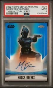 Topps Star Wars Mercedes Varnado as Koska Reeves Auto Numbered 135/150 PSA 9 - Picture 1 of 2