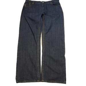 Quiksilver Edition Jeans 38X32 Denim Selvedge Leather Patch Union Square NWT - Picture 1 of 24