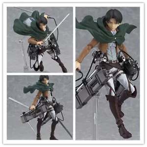 Attack on Titan Levi Shingeki no Kyojin Stylish 213 figma 14cm PVC Action Figure - Picture 1 of 8