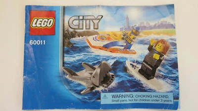 LEGO City Coast Guard: Surfer Rescue 60011 Jetski SHARK Surfboard & Minifigures - Image 1 of 2