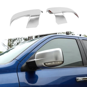 Cubierta de espejo retrovisor plateada de 2 piezas para Dodge RAM 2011-2017 - Imagen 1 de 10