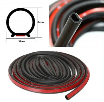 26ft Rubber Self Adhesive Weather Draft Seal Strip Weatherstrip Car Window Door - Image 1 of 4