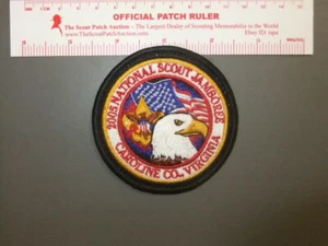 Boy Scout National Jamboree 2005 Patch Black Border 2285CC - Imagen 1 de 1