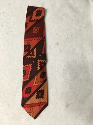 Vtg Retro Funky JT Beckett  Pink  Neck Tie Mens Necktie - Image 1 of 4