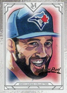 2023 Topps Museum Collection - George Springer - Canvas Coll. Artist Proof /50 - Picture 1 of 2