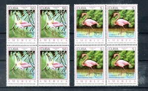 1993 - Block of 4    "AVES, BIRDS, UPAEP"  MINT  - Imagen 1 de 1