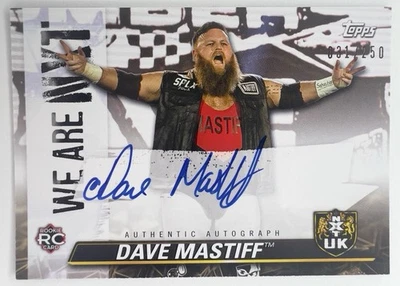 2021 Topps WWE NXT We Are NXT Auto 031/250 Dave Mastiff #A-DM - Image 1 of 4