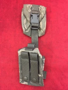 Lot of 2 USGI Hand Grenade Pocuh w/Buckle & 2 Molle II Attachment Straps ACU - Picture 1 of 1