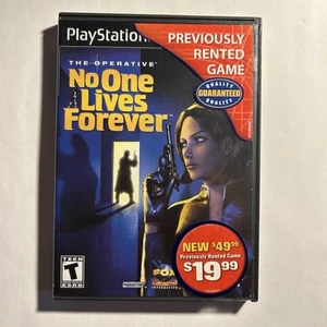 Operative: No One Lives Forever (Sony PlayStation 2, 2002) OEM Case and Disc - Picture 1 of 5