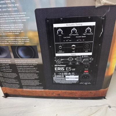 PreSonus Eris E5 XT High-Definition 2-Way 5.25" Nearfield Studio Monitor - Image 1 of 4