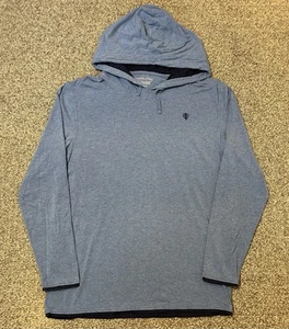 Coolibar Oasis Sudadera con Capucha Hombre M Azul UPF 50 Algodón Ligero 01602 - Imagen 1 de 6