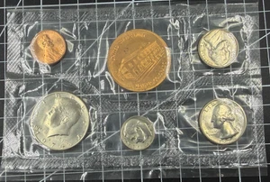 1974-D Denver Mint Souvenir Set | 5 BU Münzen mit Münzmedaille ohne Umschlag - Bild 1 von 2