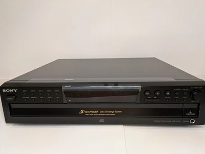 Sony CDP-CE375 disco compacto 5 discos reproductor de CD cambiador carrusel PROBADO Foto 1 de 4