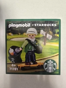 PLAYMOBIL  STARBUCKS Buddy Peter Figure 71781 Korea Limited - Picture 1 of 2