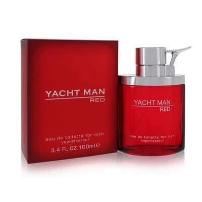 Myrurgia Yacht Man Red 3,4 oz/100 ml EDT spray para hombres Foto 1 de 4