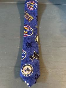 The St. Louis Skinny Men’s Tie | St. Louis Blues Hockey Team Design - Picture 1 of 7