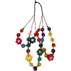 Layered Bead Chunky Necklace Colorful Party Jewelry