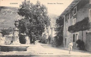 CPA 01 CERDON AVENUE DES TERREAUX - Picture 1 of 1