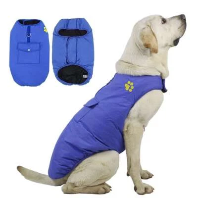 Perro Cálido Impermeable Ropa Chaleco Suéter Abrigo Invierno Ropa Chaqueta Pequeño Grande Foto 1 de 4