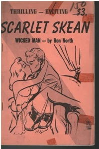 Scarlet Skean Wicked Man by Ron North PULP FICTION RARE - Picture 1 of 1