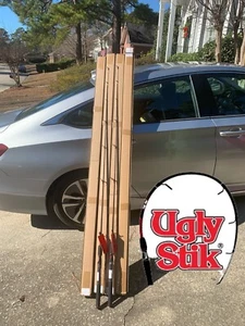 2 NEW 6’ Medium Heavy Ugly Stik GX2 1pc Spinning Rod GREAT BOAT RODS - Picture 1 of 10