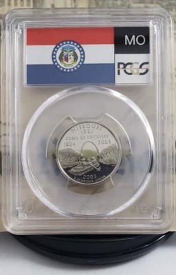 2003-S State Label - Quarter - Missouri - PCGS PR70DCAM - Top Grade! 9656 - Image 1 of 4