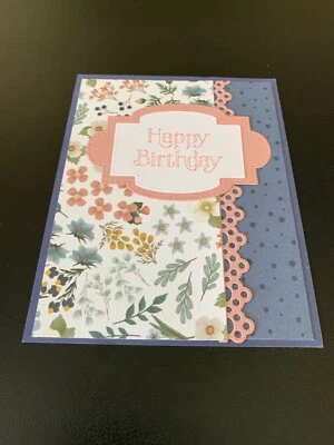 Juego de 4 tarjetas de "Feliz cumpleaños" #18b Blushing Bride Foto 1 de 2