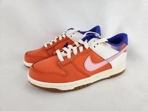 Nike Dunk Low SE GS Everything You Need Kids Pink Orange FN0600-801 New Sz 5Y - Picture 1 of 11