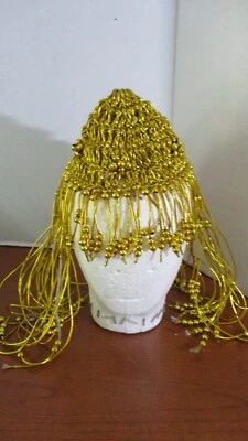 金色 EGYPTIAN CLEOPATRA 万圣节 头饰 ~ 儿童尺寸 — 第 1/2 张图片