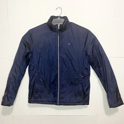 Jaqueta feminina Calvin Klein tamanho médio corta-vento resistente à água forrada de lã - Imagem 1 de 4